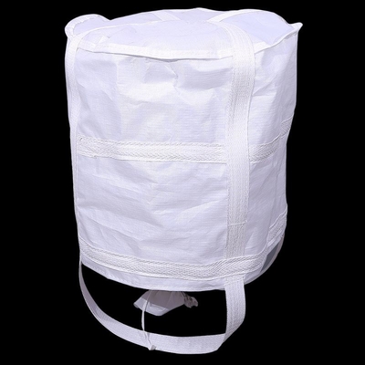 白いHigh Capacitous Jumbo Big Bag 90x90x110cm Cross Type 220gsm