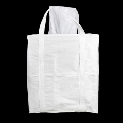 High Density Flexible Circular Bulk Bags 500kg To 3000kg White Ventilated FIBC Bags